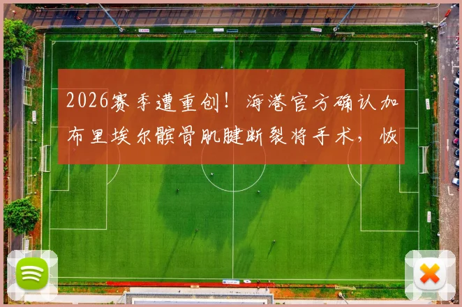 2026赛季遭重创！海港官方确认加布里埃尔髌骨肌腱断裂将手术，恢复期与影响深度分析